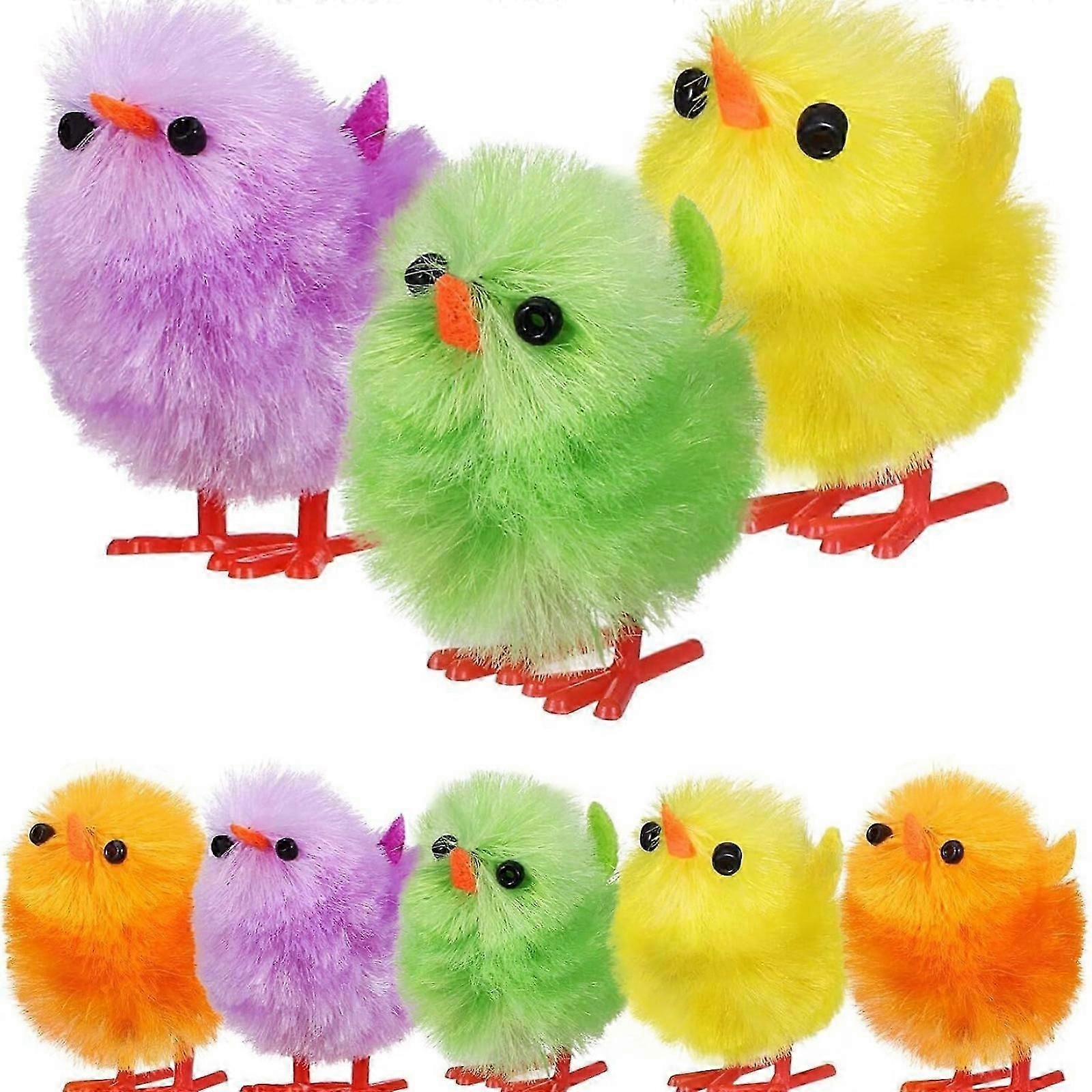 36PC Easter Chicks, Colorful Little Chicks, Easter Pompom Chickens