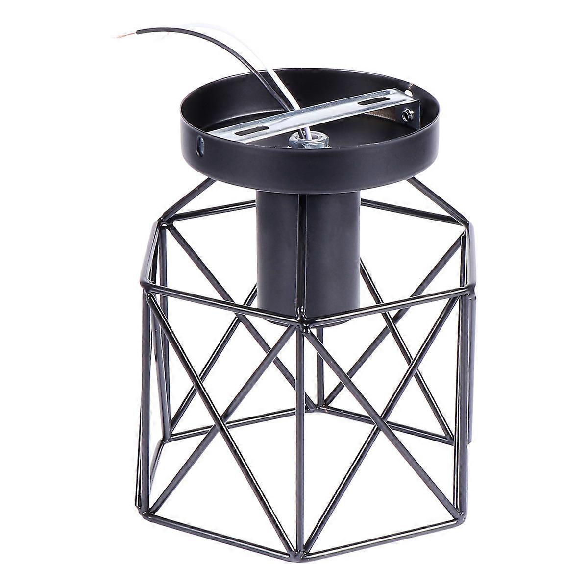 Black Iron Ceiling Light for Bedroom 2Pcs Decorative Ceiling Lamp