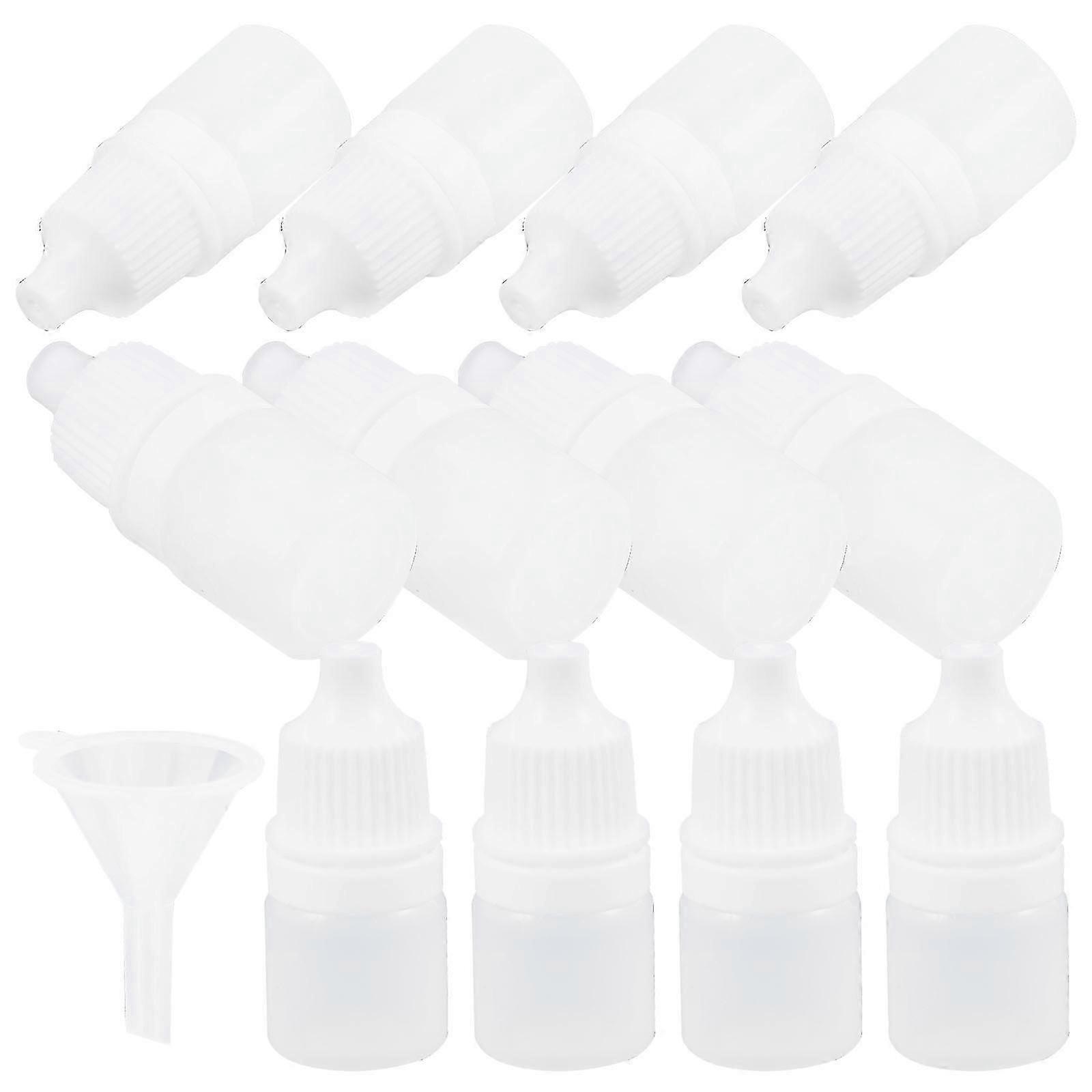 Eye Dropper Bottle Small Plastic for Storage 12Pcs White Squeezable Bottles