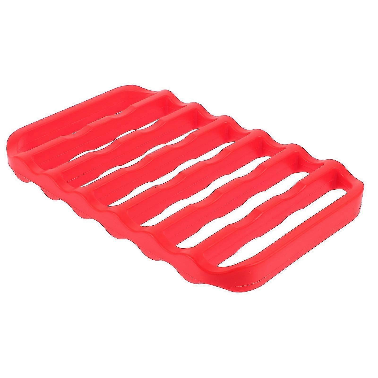 Non-Stick Silicone Rectangular Roasting Rack,1Pack for Home Cooking