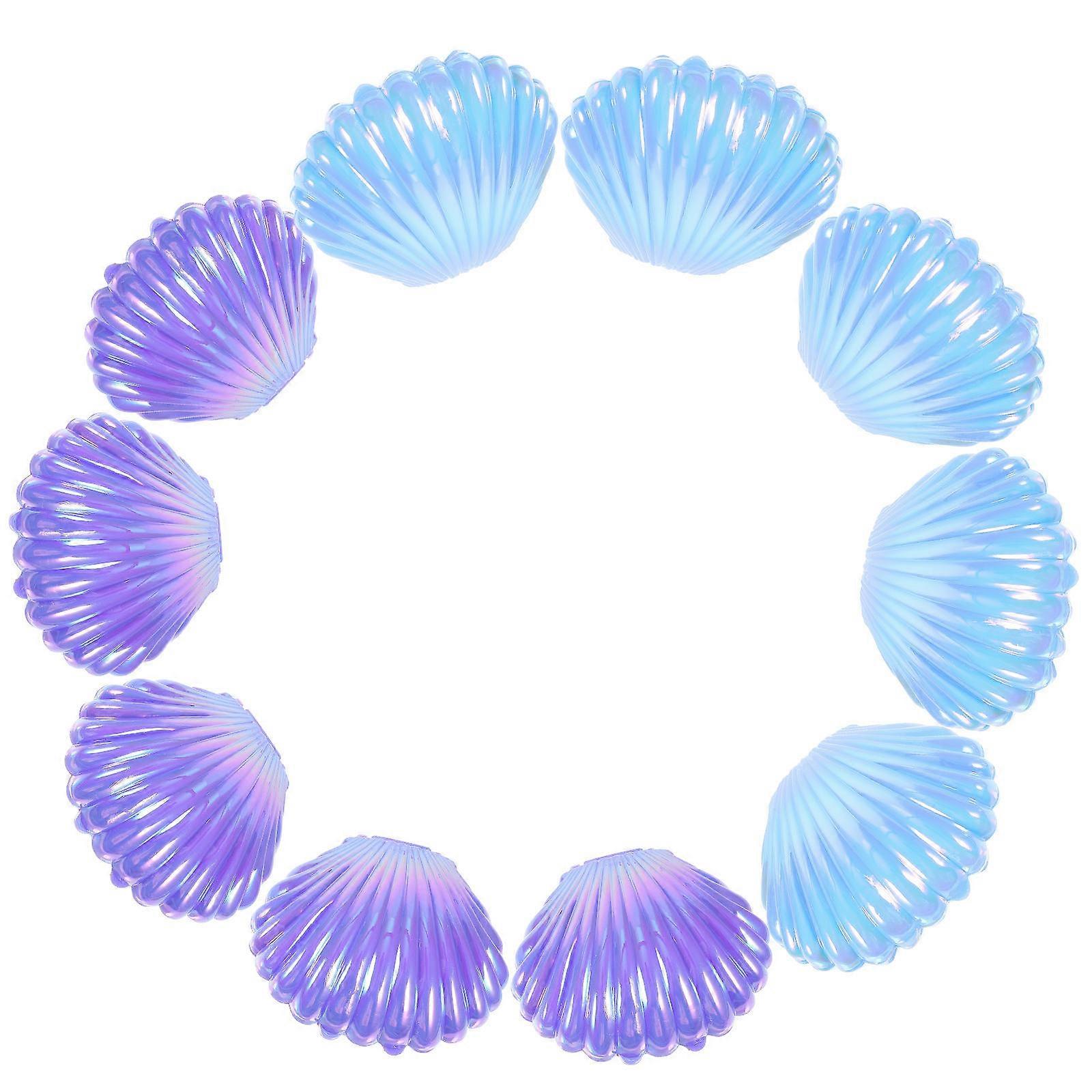 Wedding Candy Box Shell Shape for Storage Using 10Pcs PP Material Gift Cases