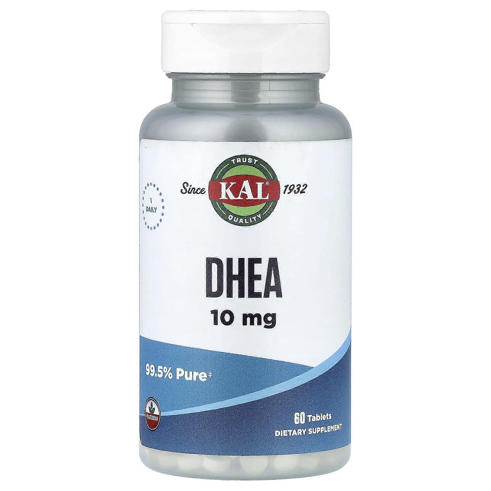 KAL, DHEA, 10 mg, 60 Tablets, 3-Pack