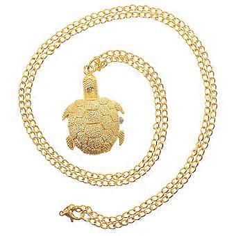 Golden Tortoise Pocket Watch Retro Turtle Shape Vintage Quartz Pocket Watch Fashion Gift