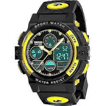 Montre électronique lumineuse multifonctionnelle étanche pour enfants, idéale pour les sports de plein air et compatible avec les étudiants de sexe masculin.