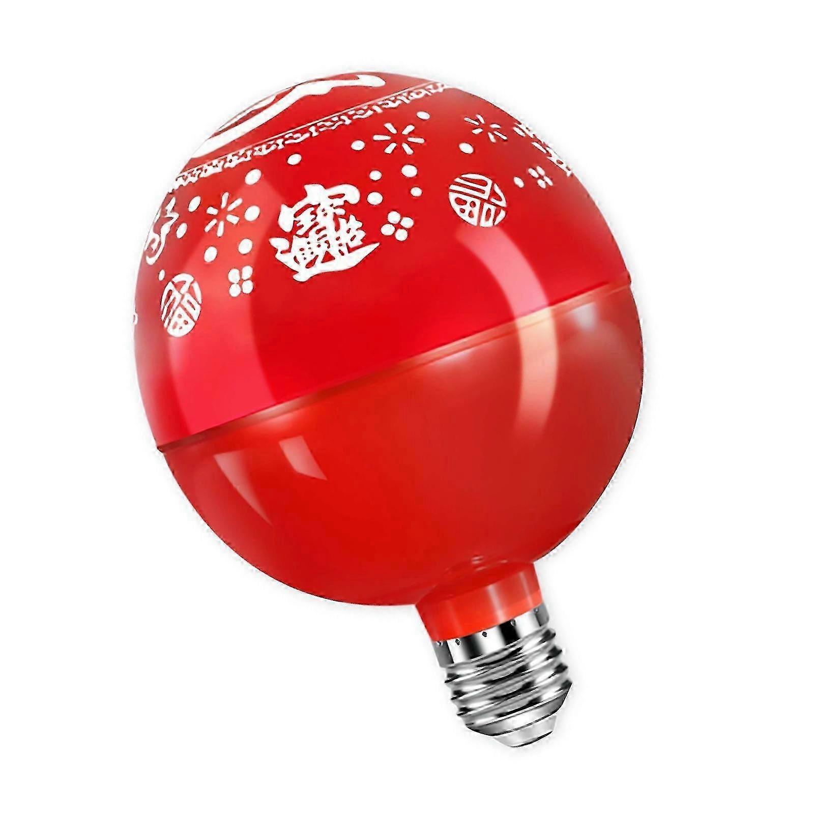 Easy Installation Plugs and Play Bulb Featuring E27 Sockets and Auspicious Pattern compatible with Various Space