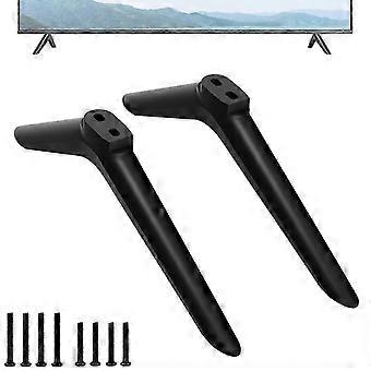 Piedini per piedistallo TV per sostituzione delle gambe del supporto da tavolo TV Hisense con viti compatibili con 32H4030F, 32H4F, 40H4030F