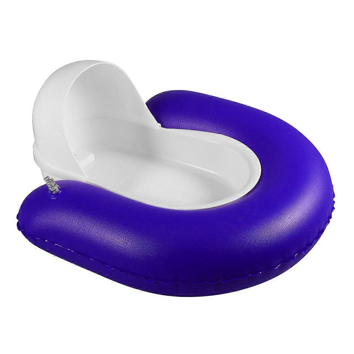 Comfortable Inflatable for Peeing Bedridden People Blue