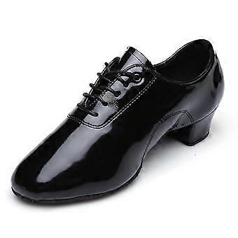 Adult/Children's Black Soft Leather Dance Shoes Comcompatible withtable Dance Practice Shoes compatible with Dance Classes