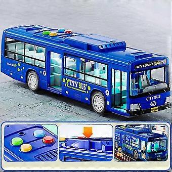 Barnas Simulering Buss Leketøy Stor Døråpning Lys Vokal Trenere Modell Bybuss Modell Simulering Baby Buss Leketøy Trenere Gutt FLYE242365