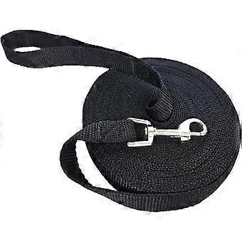5m/10m/15m Dog Leash Black, Dog Training Leash, Long Leash for Small and Large Dogs Black