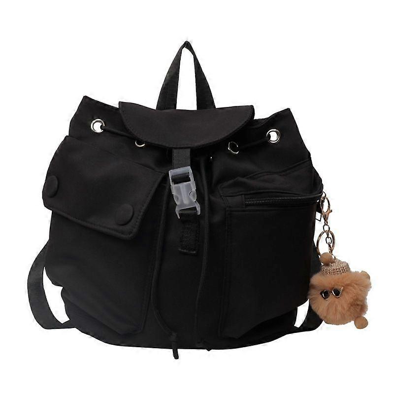 Backpack Multi-Pocket Backpack Strap Pendant Drawstring Oxford Cloth Handbag Strap Adjustable