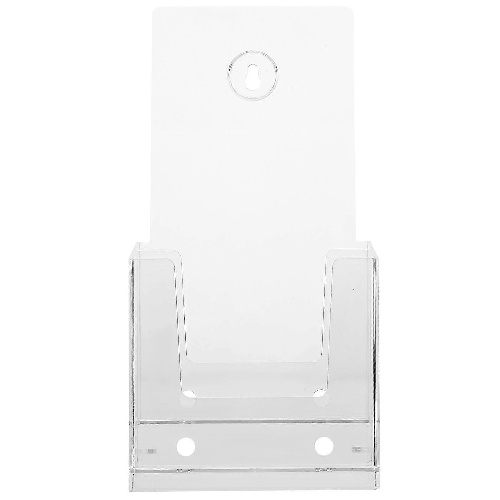 Acrylic Brochure Holder Stand for Wall Mount Multi-Layer Storage