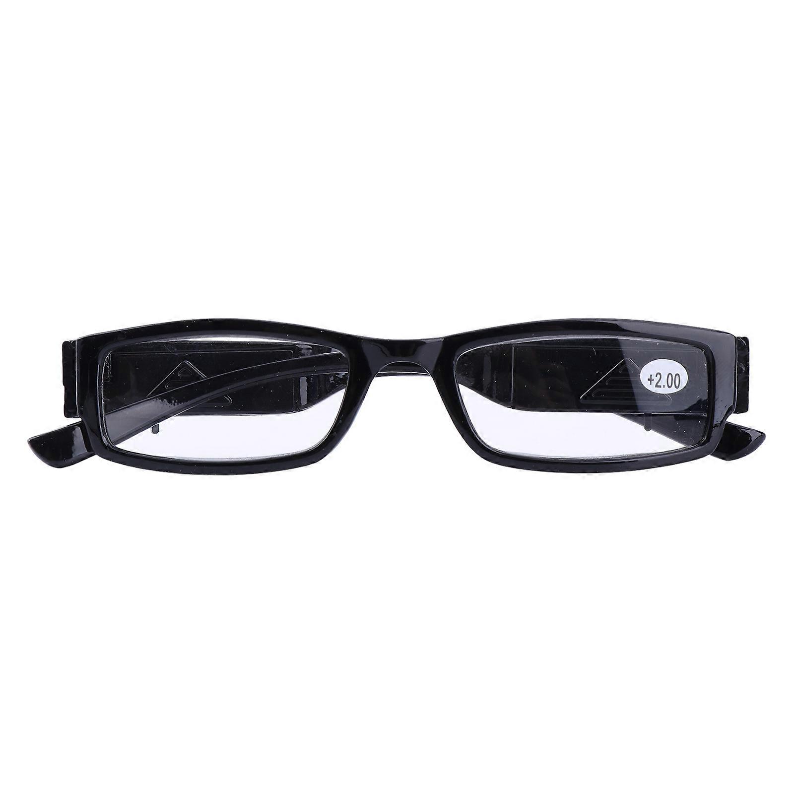 Lunettes de lecture LED à correction multiple, loupe dioptrique multicolore