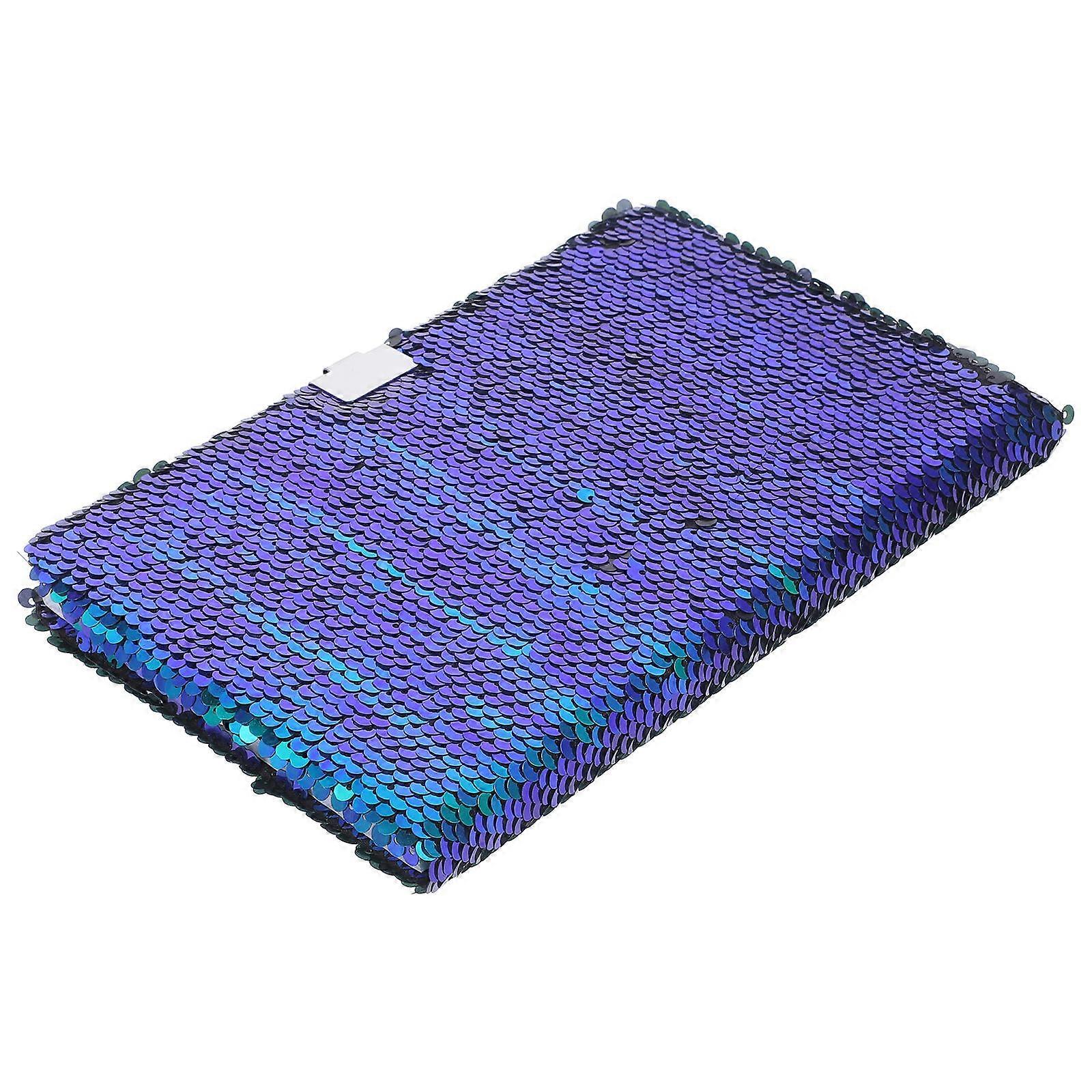 Sequin Notebook Blue Reversible Sequin Notebook for Writing Kids