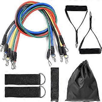 11pcs Widerstand Bänder Set, 100lb Übung Stretch-Bänder