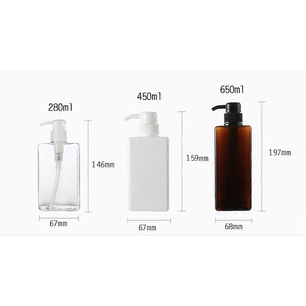 Plastic Lotion Bottle 2Pcs Empty Refillable Dispenser for Toiletries