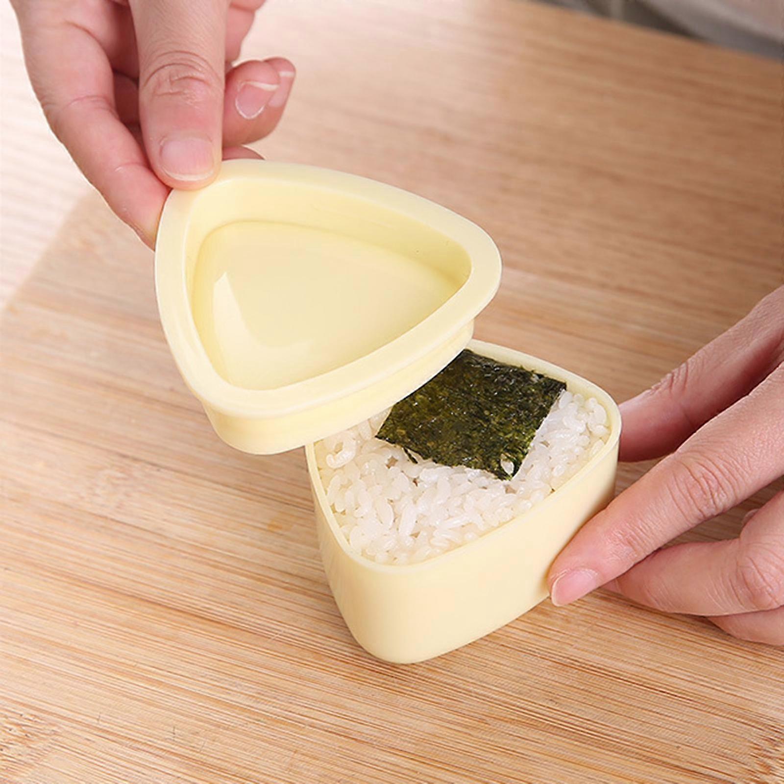 5xSushi Maker Molds Compact Bento Box Multi Functional Triangle Rice Ball Maker