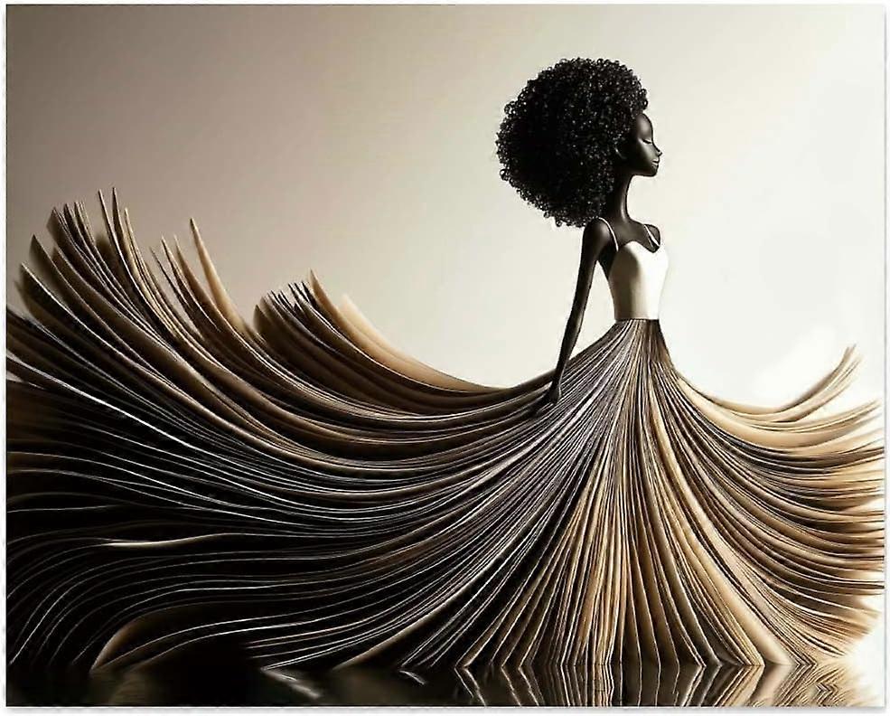 Rectangle Coated Paper Wall Decorations Human 280x350mm
