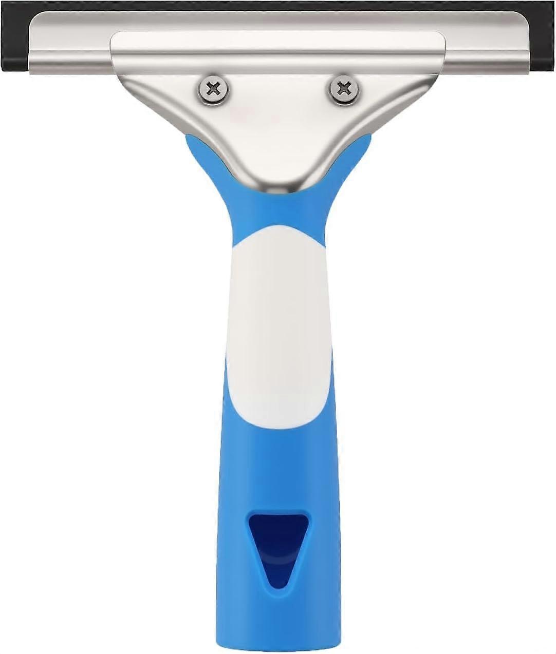 Professional Window Squeegee, Silicone Blade | Stainless Steel Window