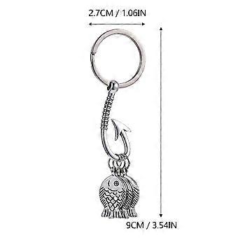 Creative Keychain compatible with Decor 1Pcs Silver Alloy Key Chains Gift