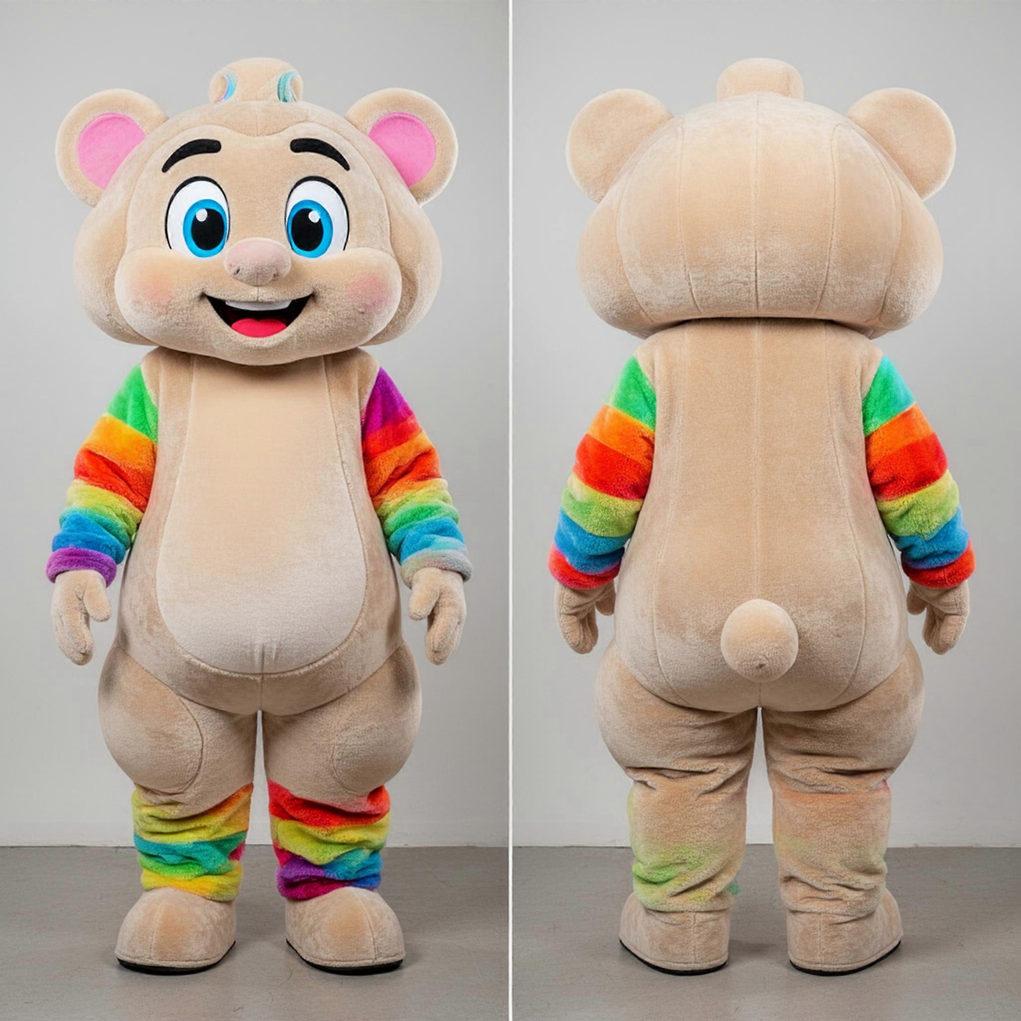 MASTICOT Beige Rounded Plate Spinner Mascot