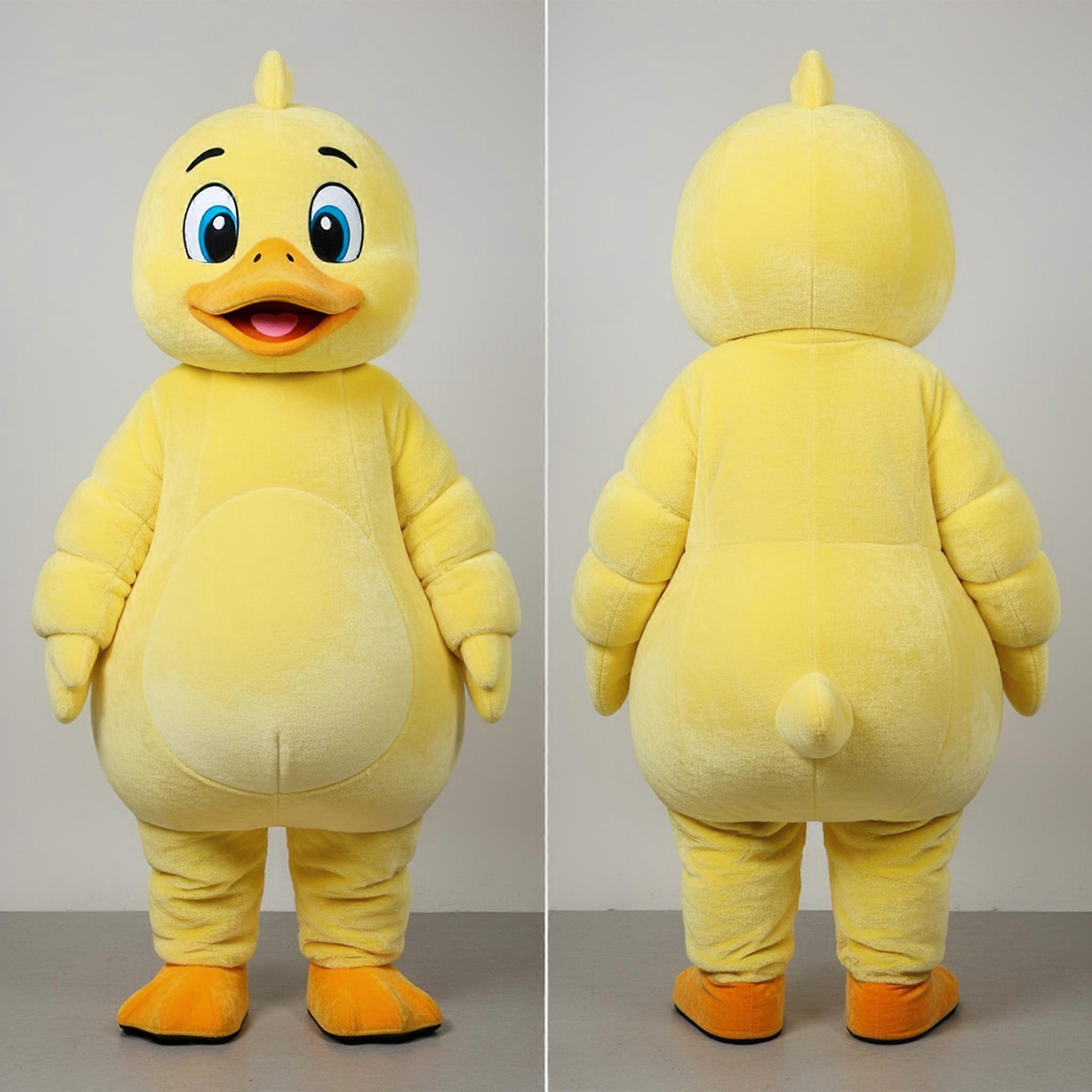 MASTICOT Lemon Yellow Rounded Geese Mascot