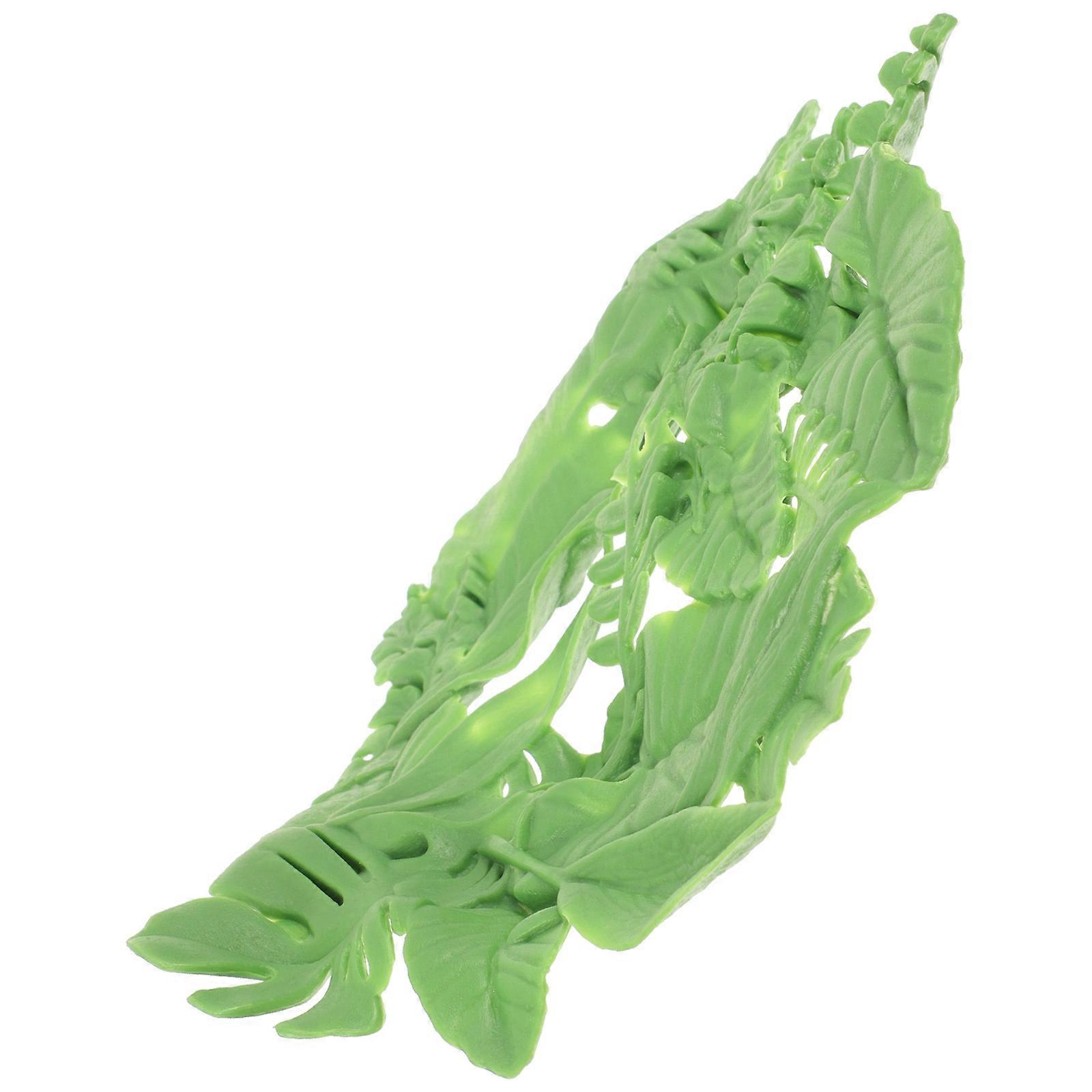 Simulation Leaf Model Miniature Leaf Decor for DIY Micro Landscape 4Pcs 1 Bag