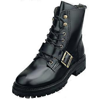 Barbour Ouseburne Womens Biker Boots in Black