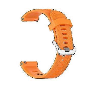 Garmin kompatibel witherunner 645 silikonrem oransje klokkerem