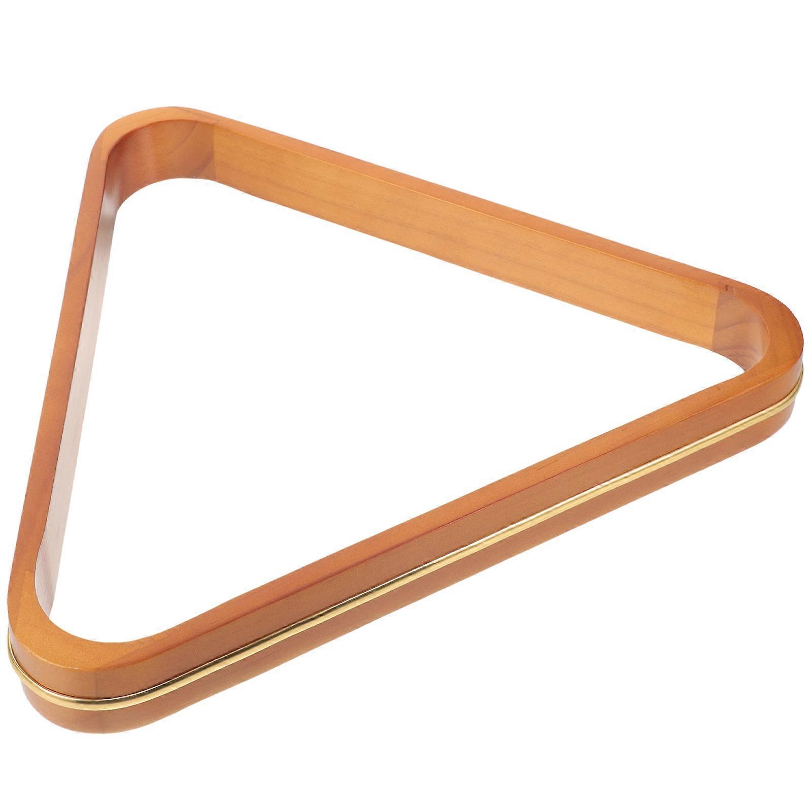 Pool Rack Wood Billiard Triangle Frame for Organizing Balls