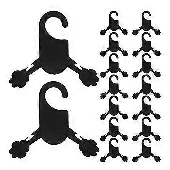 Pet Clothes Rack Plastic Hanger for Hanging 30Pcs Dog and Cat Clothing