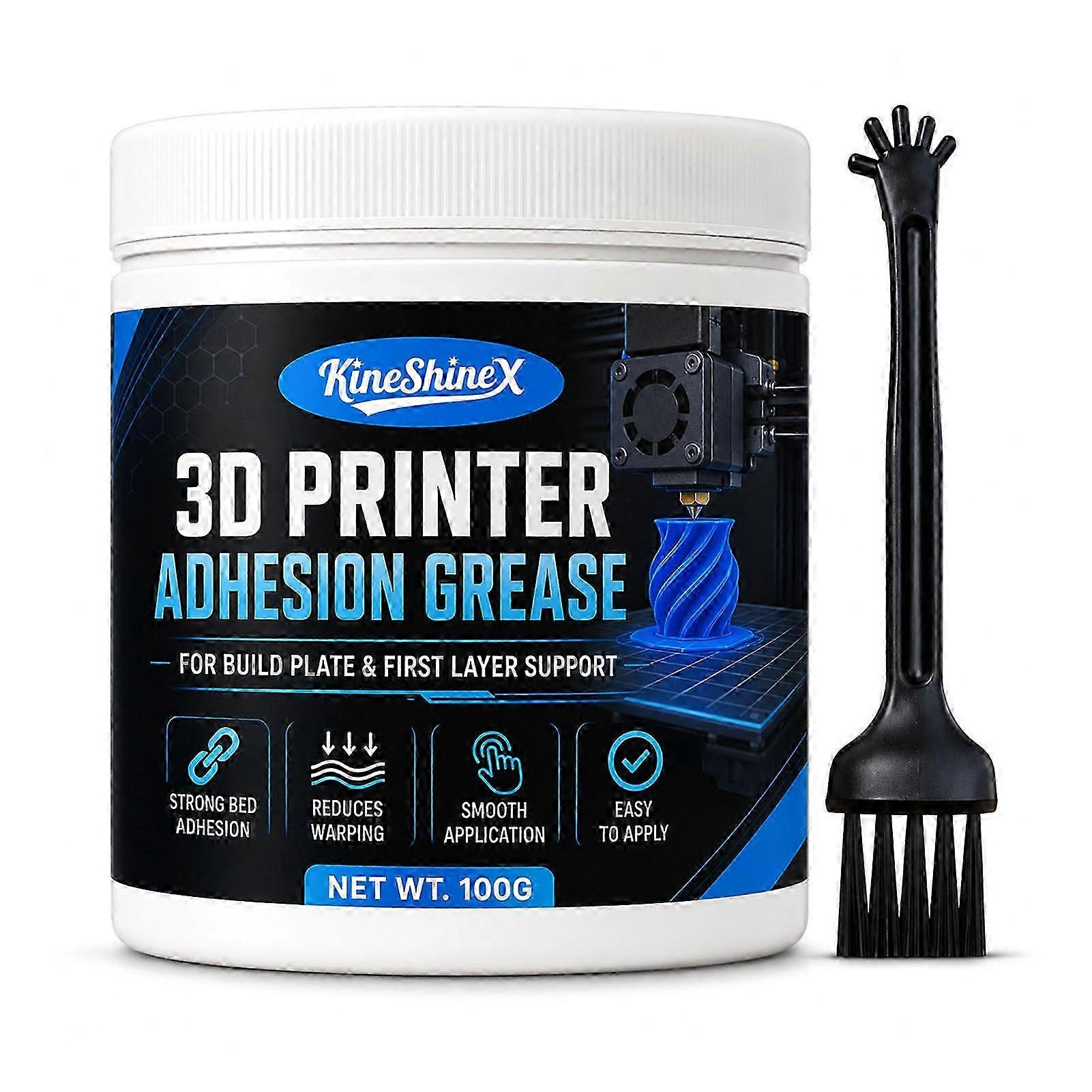 First Layer Bed Adhesion Helper Wide Filament Compatibility Delicate Prints with Small Contact Points
