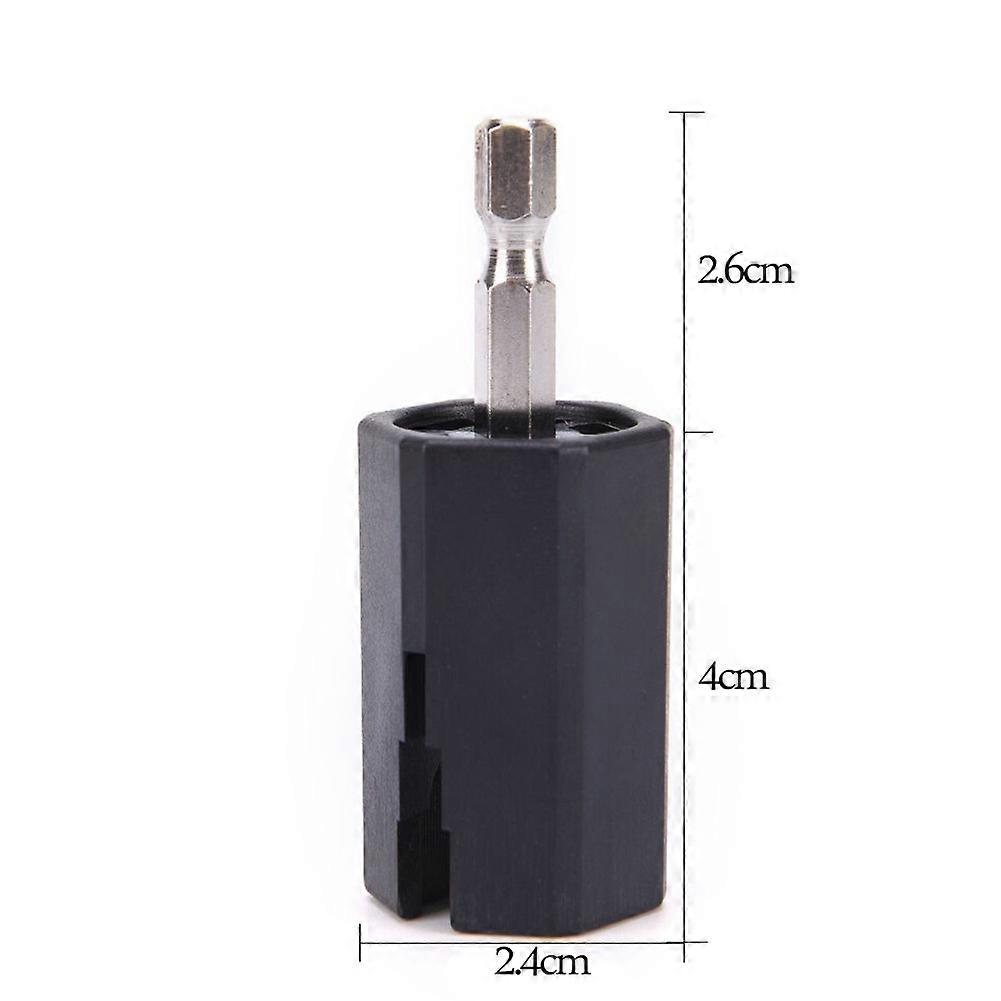 Guitar String Winder,Guitar String Winder Bridge Pin Peg Puller Screwdriver Drill Bit (1set, black)