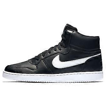 Nike EBERNON Mid top Skateboard Shoes Men's Black White AQ1773-002