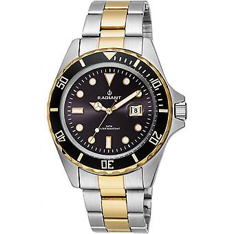 Radiant new navy steel Quartz Analog Man Watch with RA410205 Stainless Steel Bracelet