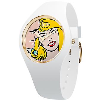Ice love lover medium Japanese Quartz Analog Woman Watch with Silicone Bracelet IC015265
