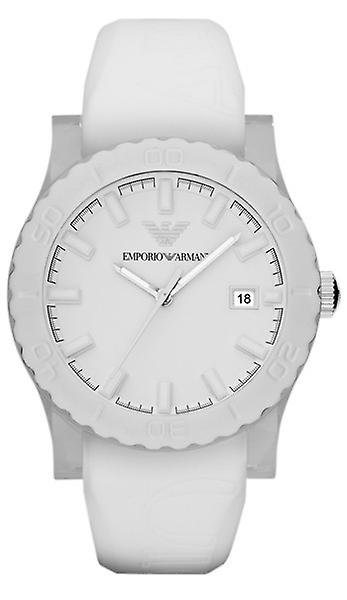 Armani sport Quartz Analog Unisex Watch with AR1048 Rubber Bracelet