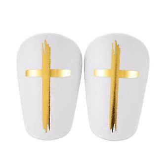 2 stuks voetbal scheenbeschermers, schokabsorberende scheenbeschermers, kleine beschermende beenbeschermers, lichtgewicht miniatuur scheenbeschermers voor voetbal