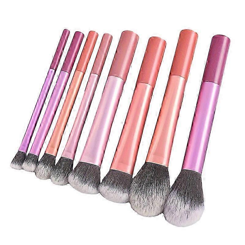 8pc Gentle Synthetic Makeup Brush Kit