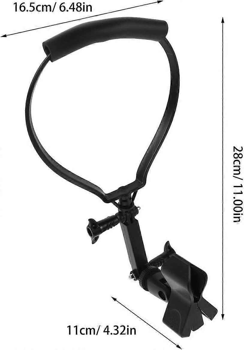 Adjustable Microphone Stand Clip Holder with Neck Mount
