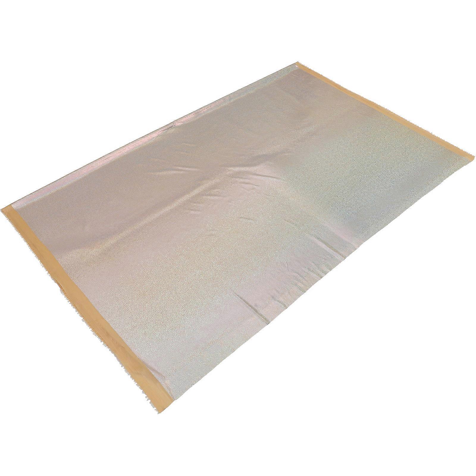 Polyester Party Banner Prop Silver Sequins for Celebration 4Pcs