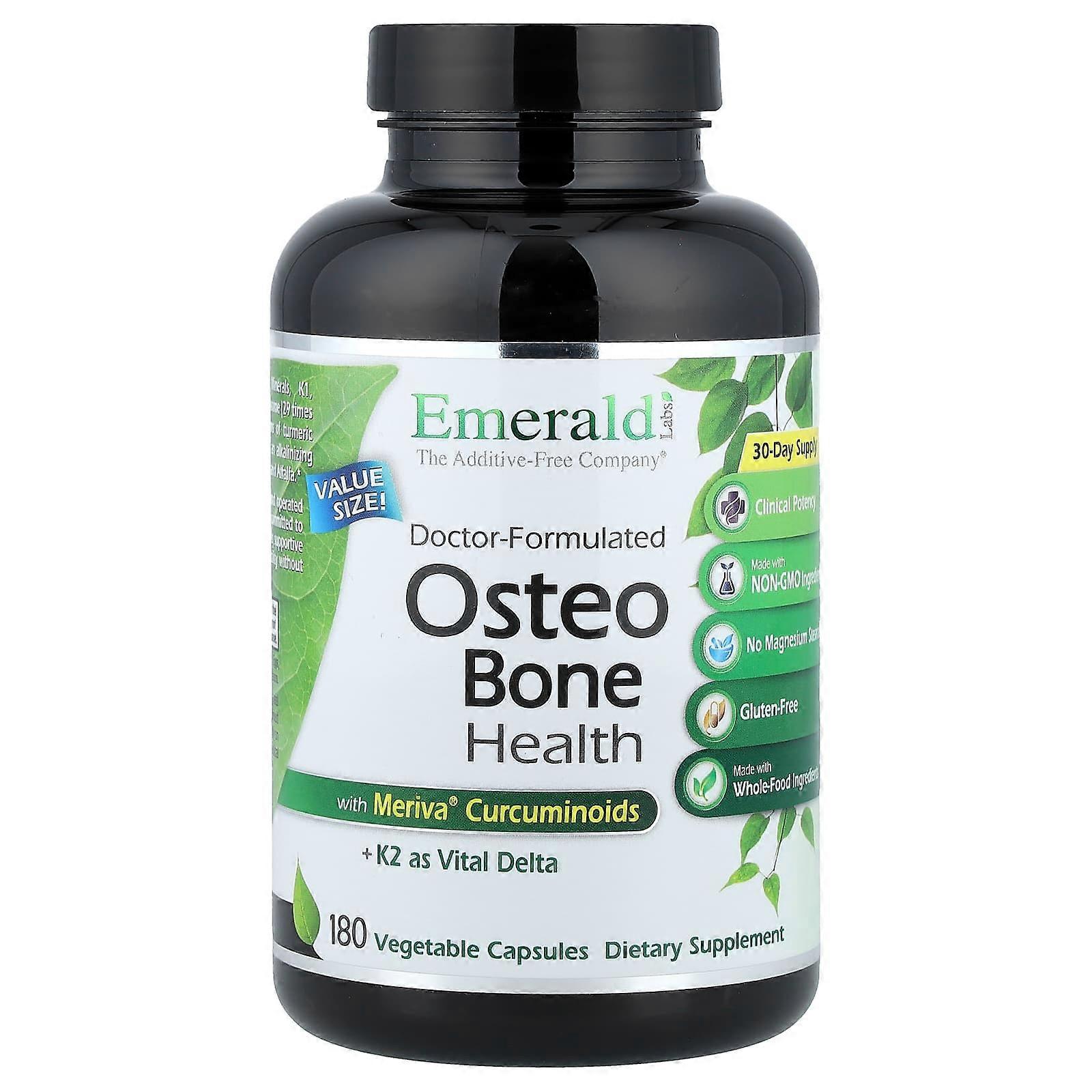 Emerald Laboratories, Osteo Bone Health, 180 Vegetable Caps