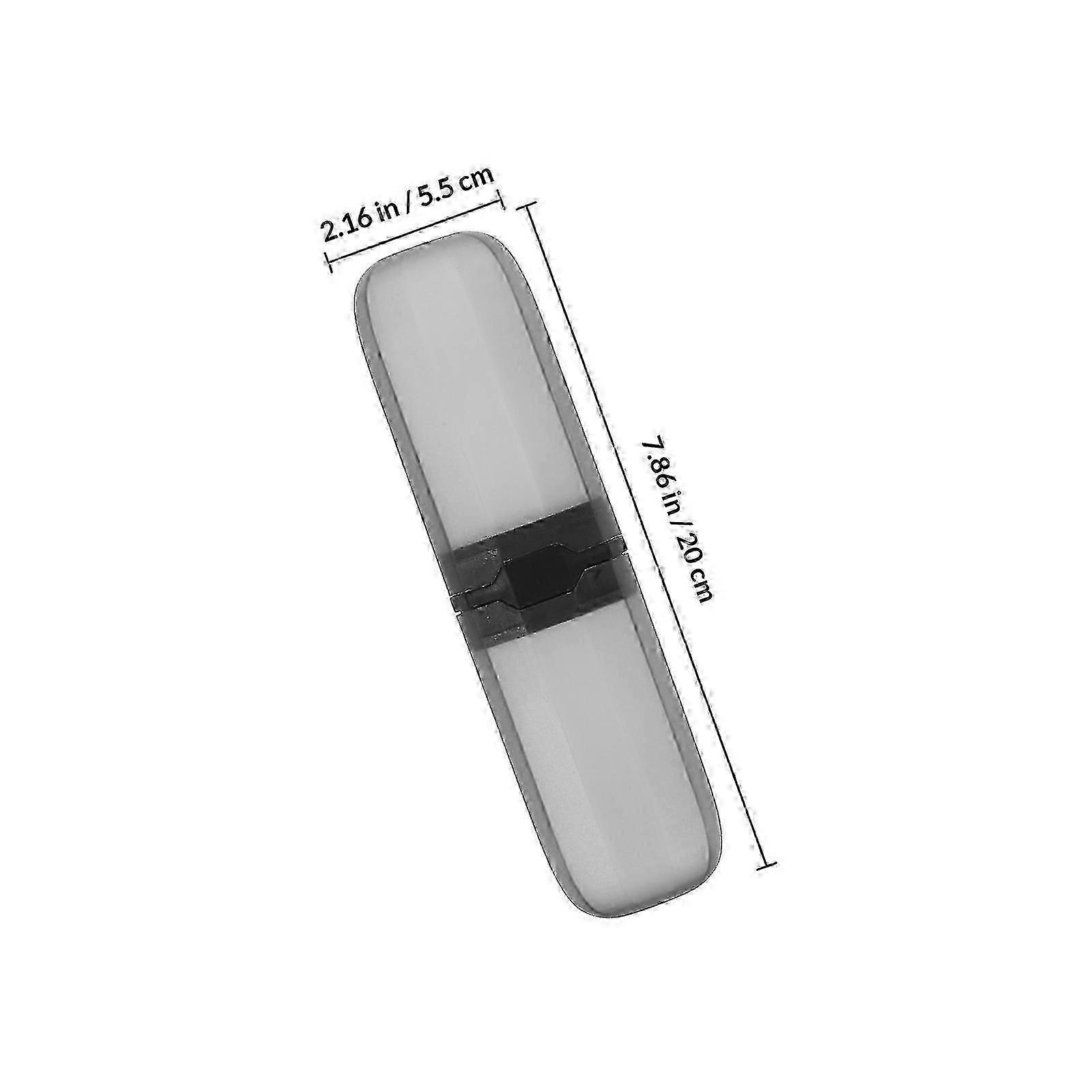 Detachable Toothbrush Box Oral Care Accessory For Compact Rectangular Shape 7.92.20.4in 2Pcs