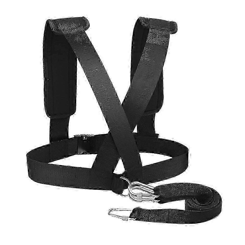 Wide-Strap Sled Harness For Power Training