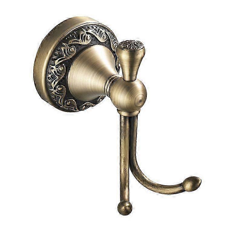 Retro Wave Brass Bathroom Set