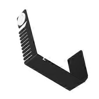 2 in 1 Smartwatch Charging Stand with Band Organizer, Compact Black Dock for Multiple Models