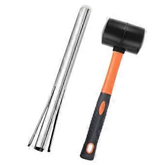 Bicycle Headset and Press-Fit Bottom Bracket (BB) Removal Tool (Includes Rubber Mallet) for Bearing Removal-JNNJV