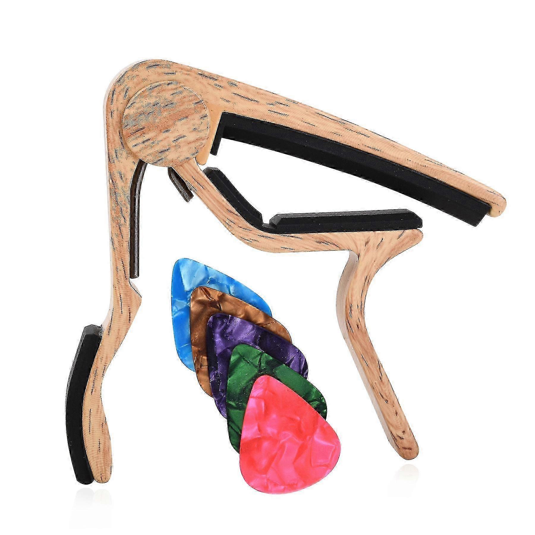 Lightweight Aluminum Capo With Silicone Padding