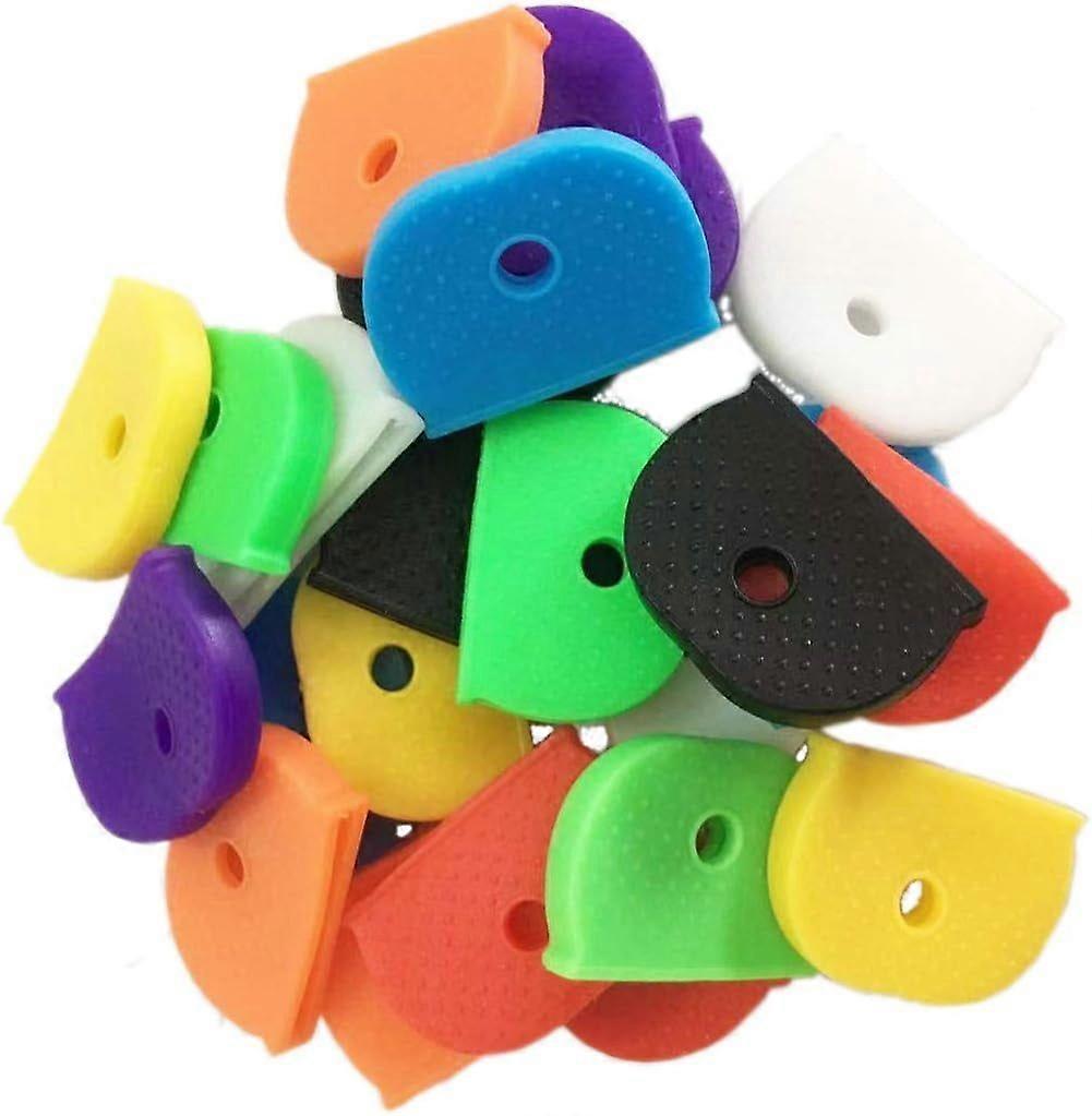 24pcs Flexible Key Caps 8 Colors