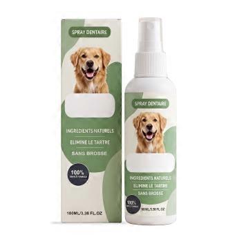 Pet Dental Care Spray 1 Box Bad Breath Eliminating Oral Mist for Dogs That Hate Tooth Brushing A Solid Staple for Puppy Essentials